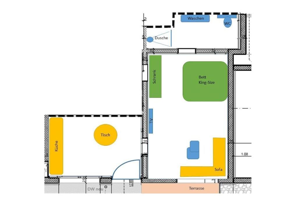 שפיץ Kleine Auszeit - 2-Zimmer Ferienwohnung מראה חיצוני תמונה